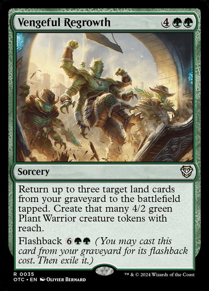 Vengeful Regrowth, Outlaws of Thunder Junction Commander · 0035