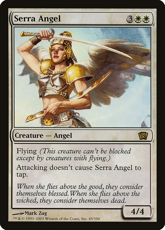 Serra Angel, Eighth Edition · 45-star