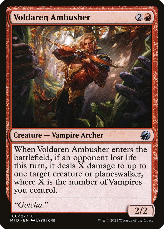 Voldaren Ambusher, Innistrad: Midnight Hunt · 166/277