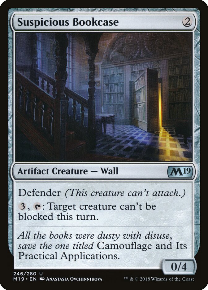 Suspicious Bookcase, Core Set 2019 · 246/280