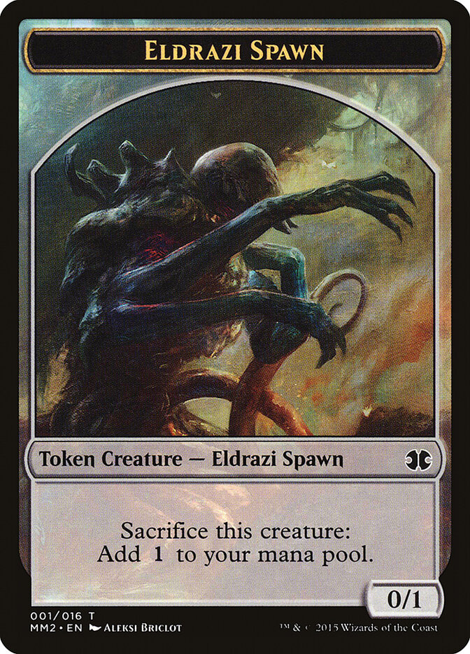 Eldrazi Spawn, Modern Masters 2015 Tokens · 001