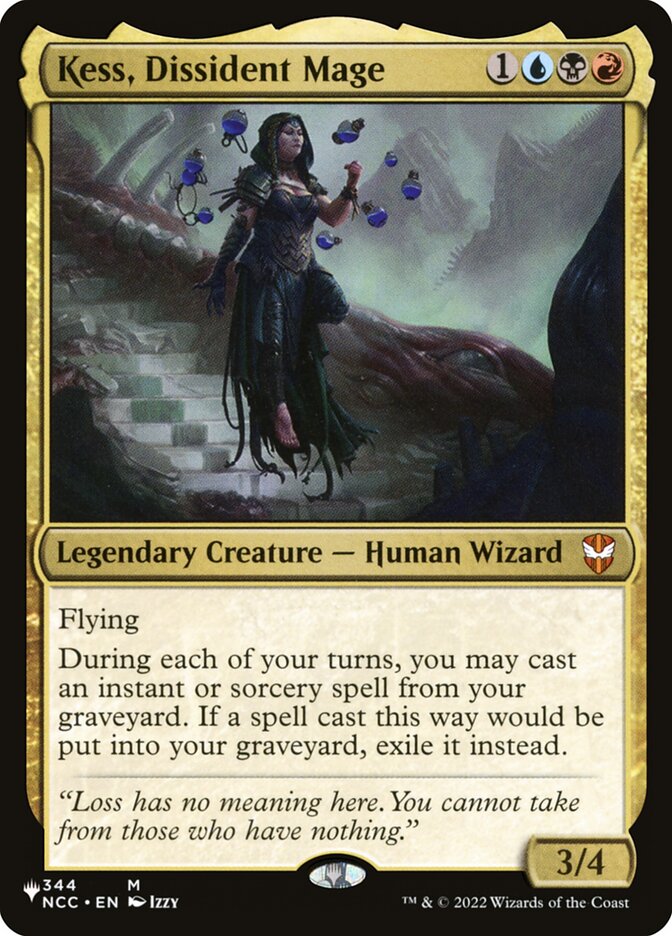 Kess, Dissident Mage, The List · ncc-344