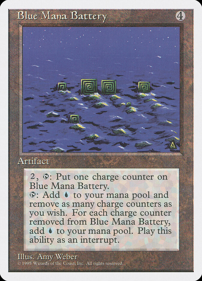 Blue Mana Battery, Fourth Edition · 300