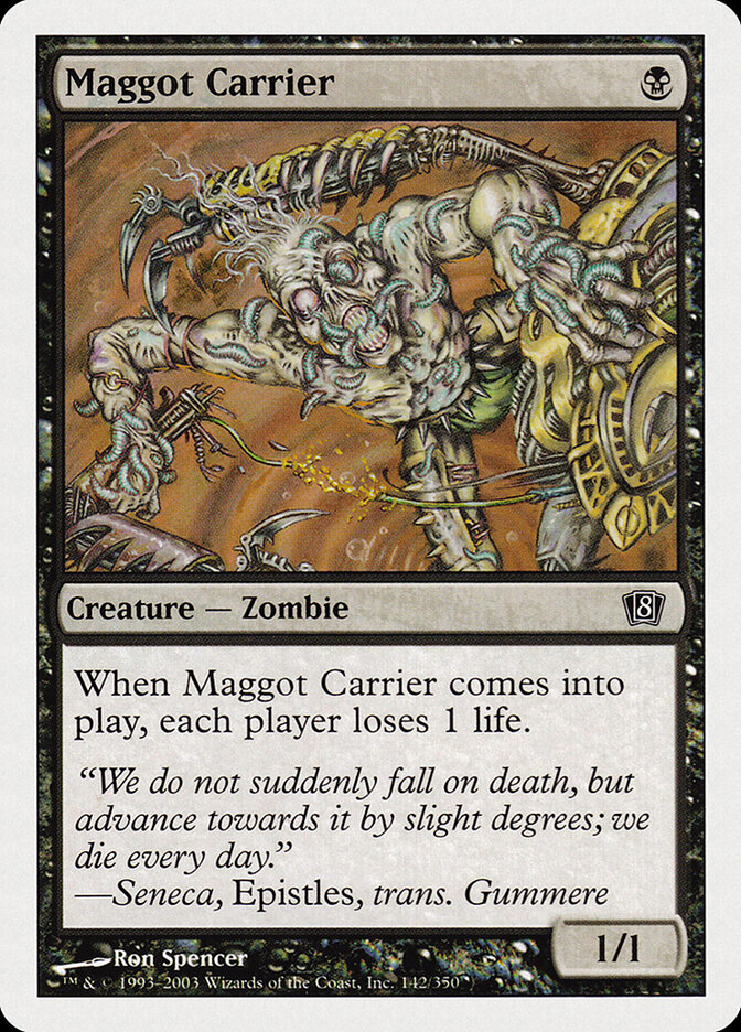 Maggot Carrier, Eighth Edition · 142/350