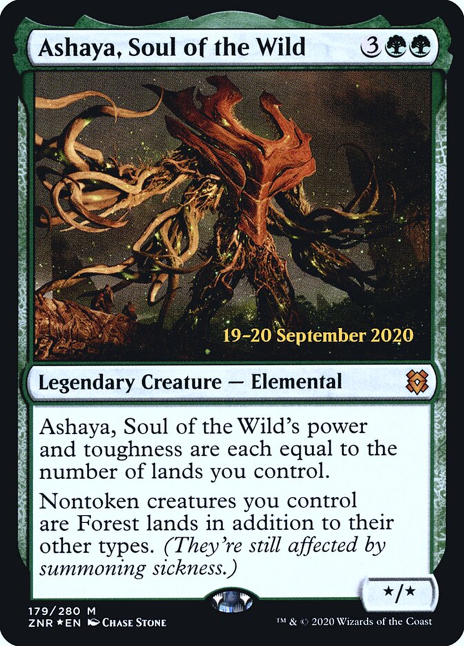 Ashaya, Soul of the Wild, Zendikar Rising Promos · 179/280