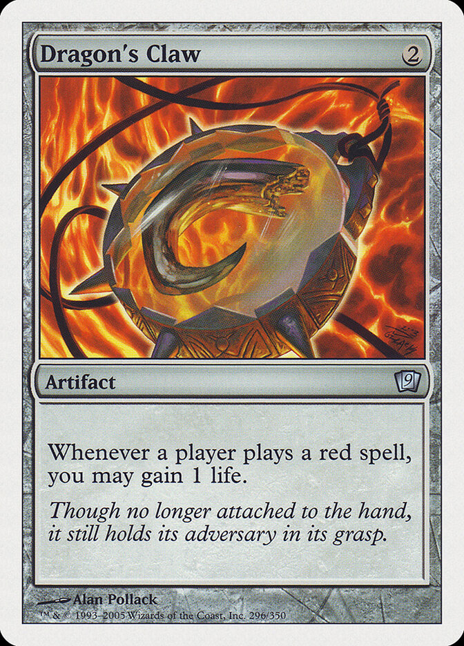 Dragon's Claw, Ninth Edition · 296/350