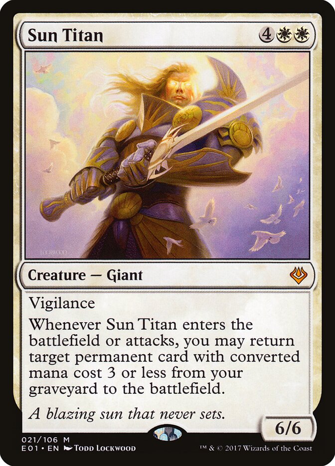 Sun Titan, Archenemy: Nicol Bolas · 021/106