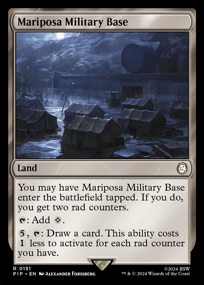 Mariposa Military Base, Fallout · 0151