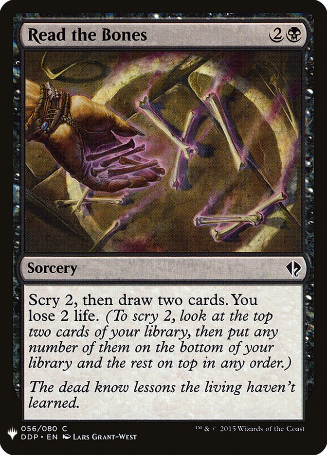 Read the Bones, The List · ddp-56