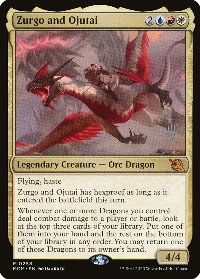 Zurgo and Ojutai, March of the Machine Promos · 0258
