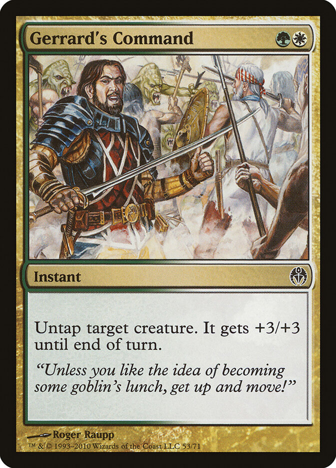 Gerrard's Command, Duel Decks: Phyrexia vs. the Coalition · 53/71