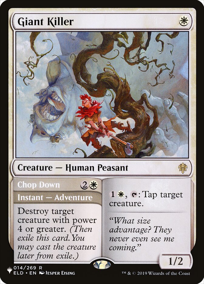 Giant Killer // Chop Down, The List · eld-14