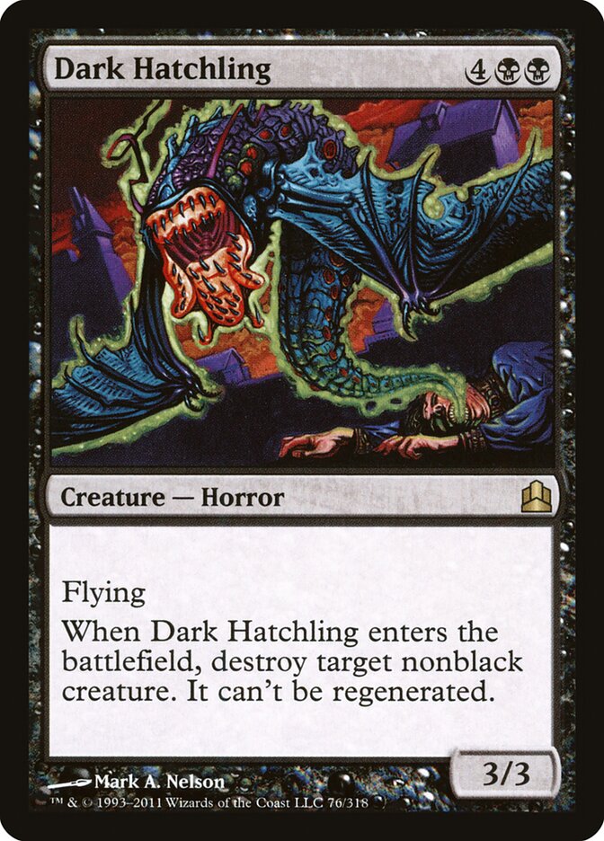 Dark Hatchling, Commander 2011 · 76/318