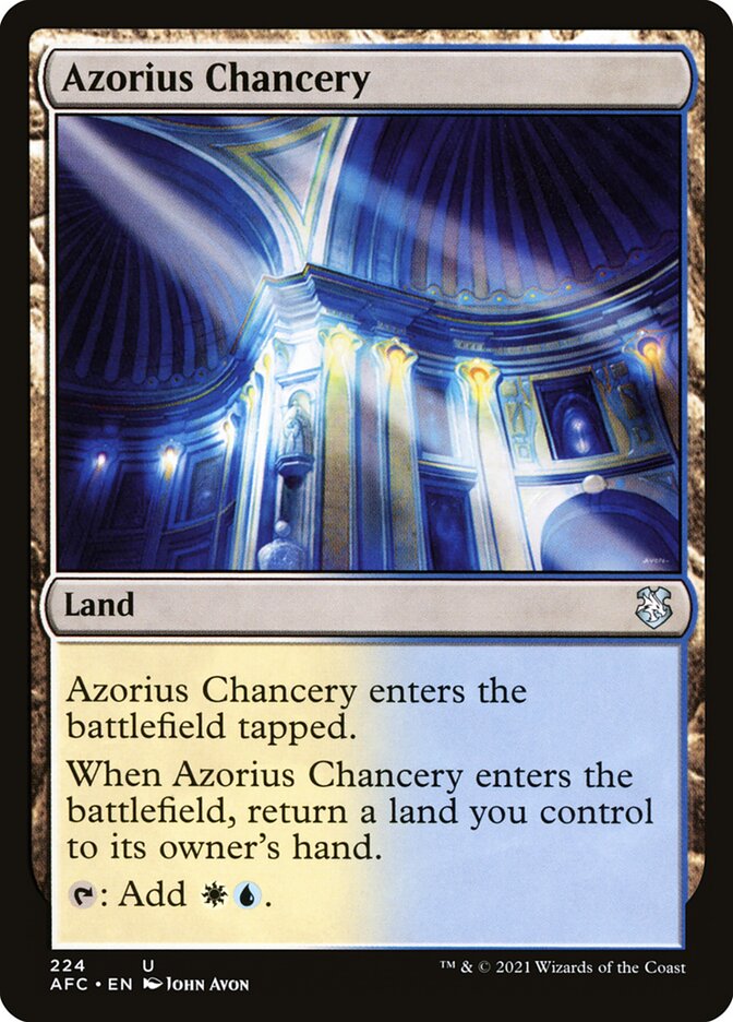 Azorius Chancery, Forgotten Realms Commander · 224