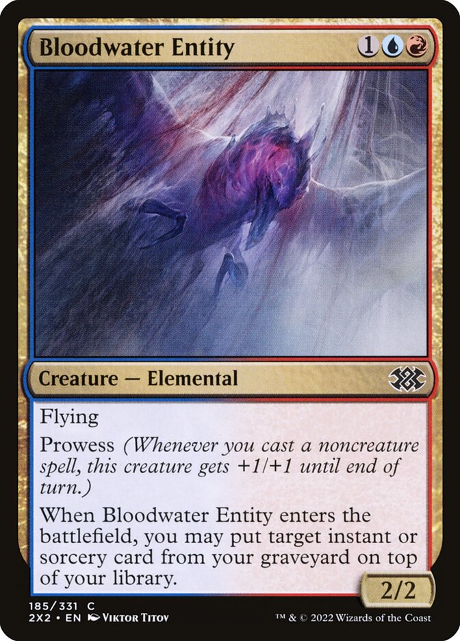 Bloodwater Entity, Double Masters 2022 · 185/331