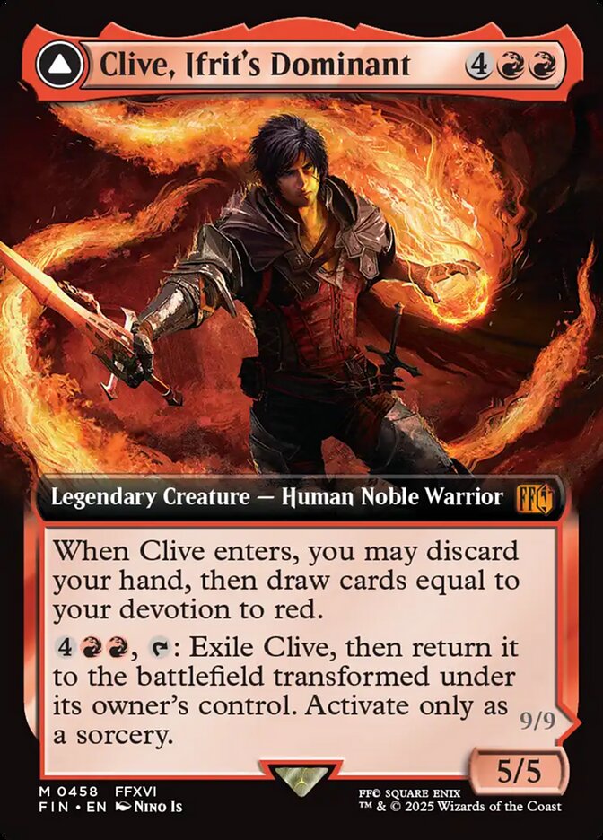 Clive, Ifrit's Dominant // Ifrit, Warden of Inferno, Final Fantasy · 0458