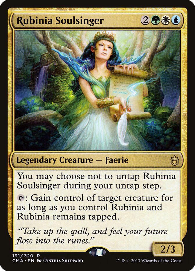 Rubinia Soulsinger, Commander Anthology · 191/320