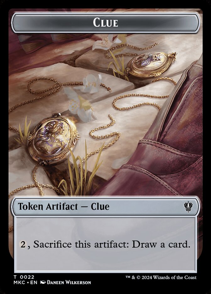 Clue, Murders at Karlov Manor Commander Tokens · 0022
