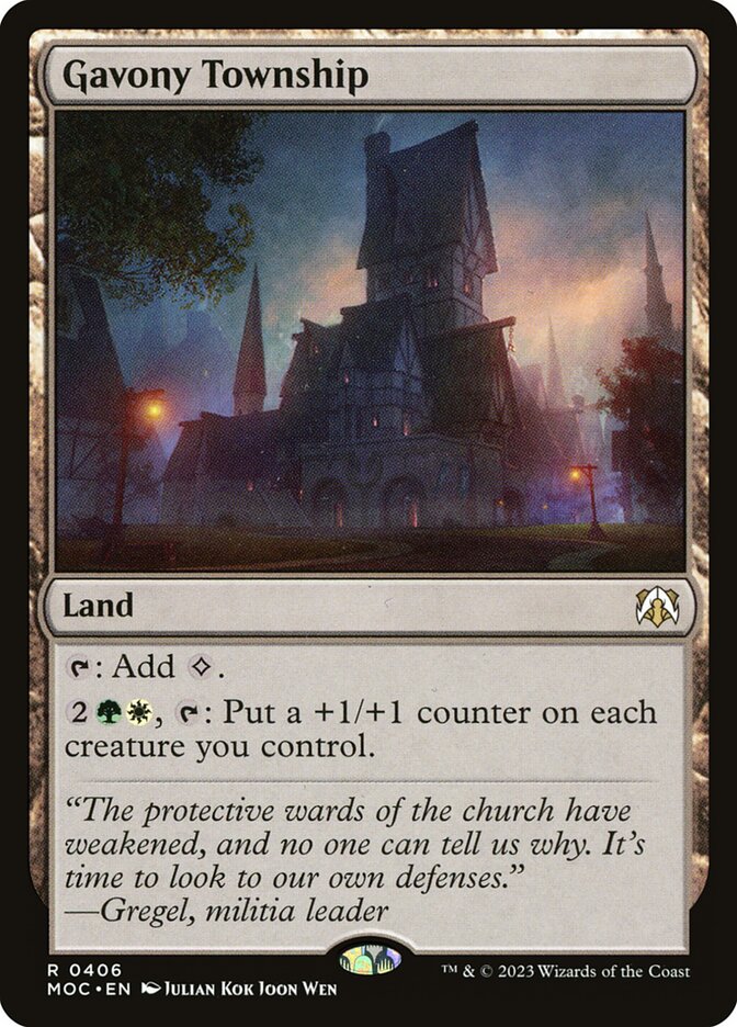 Gavony Township, March of the Machine Commander · 0406