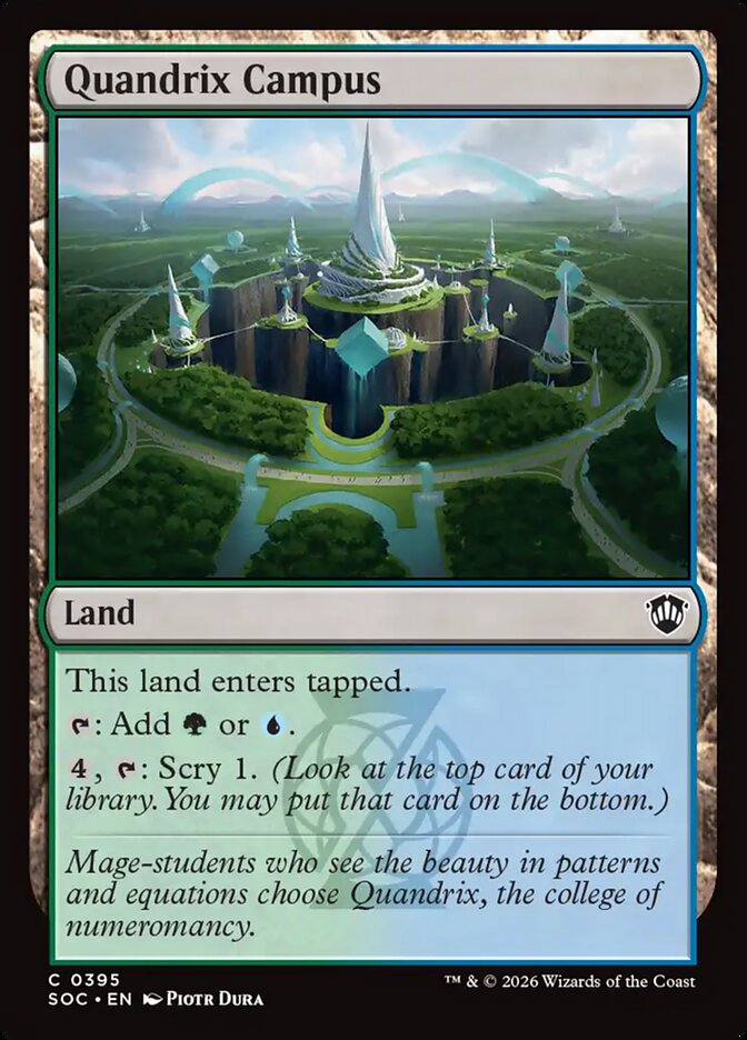 Quandrix Campus, Secrets of Strixhaven Commander · 0395