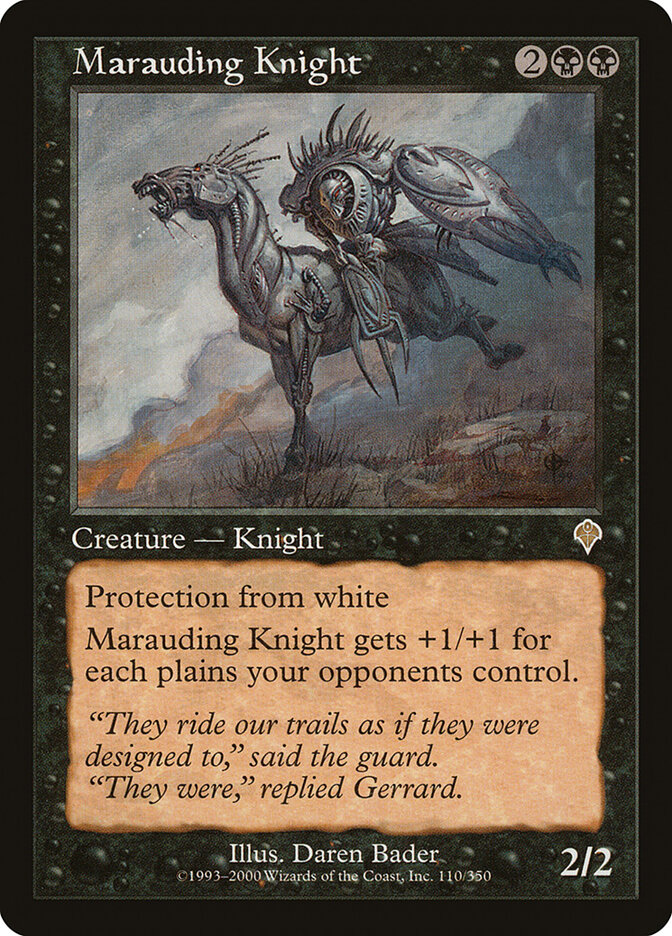 Marauding Knight, Invasion · 110/350