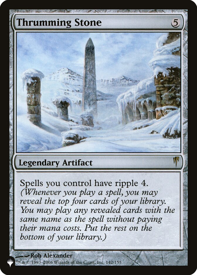 Thrumming Stone, The List · csp-142