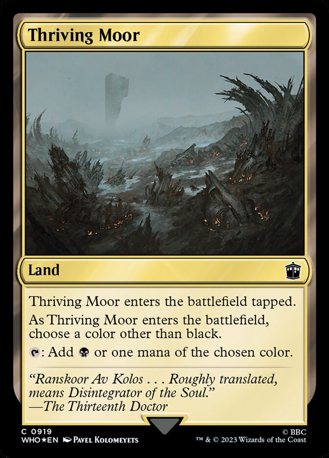 Thriving Moor, Doctor Who · 0919