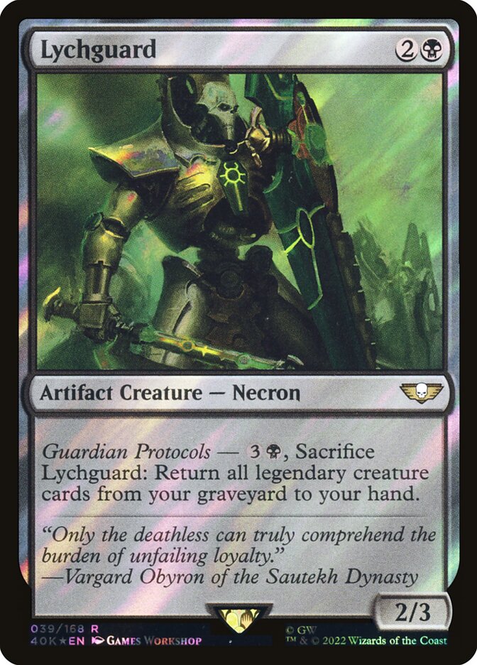 Lychguard, Warhammer 40,000 Commander · 39-star