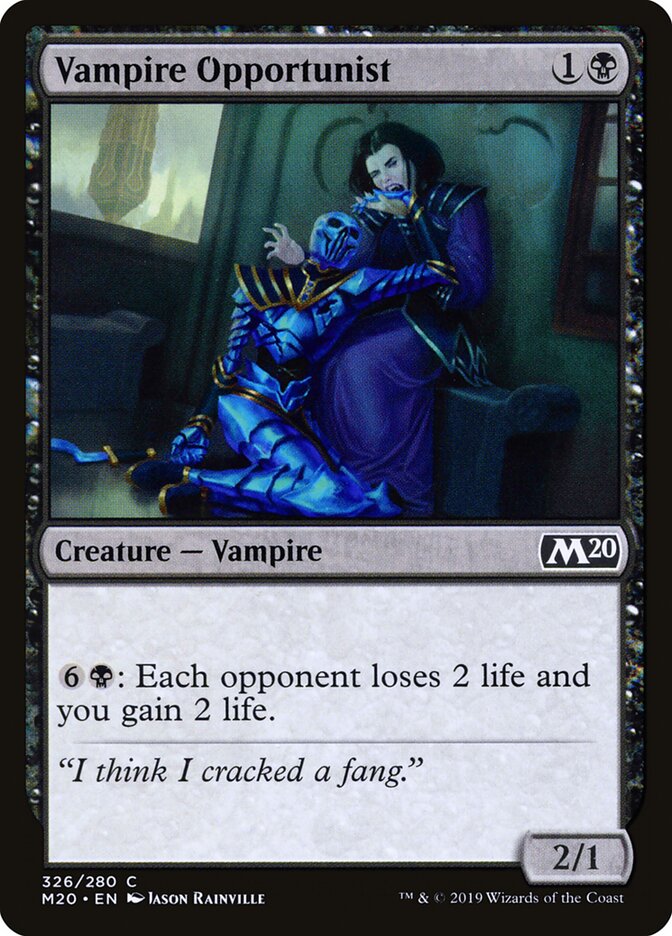Vampire Opportunist, Core Set 2020 · 326