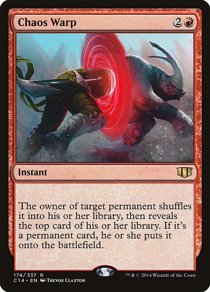 Chaos Warp, Commander 2014 · 174/337