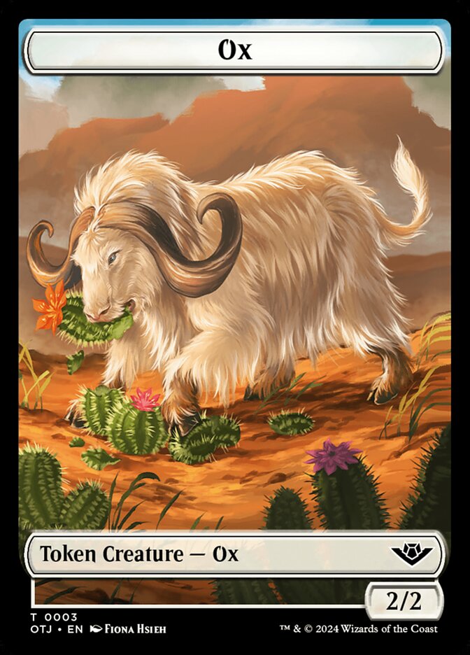 Ox, Outlaws of Thunder Junction Tokens · 0003