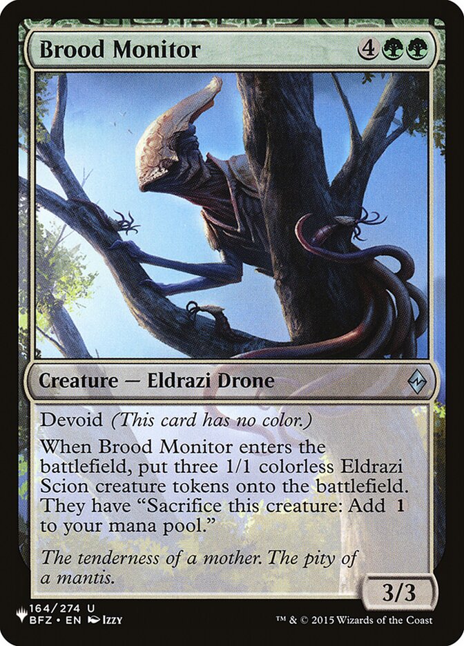 Brood Monitor, The List · bfz-164