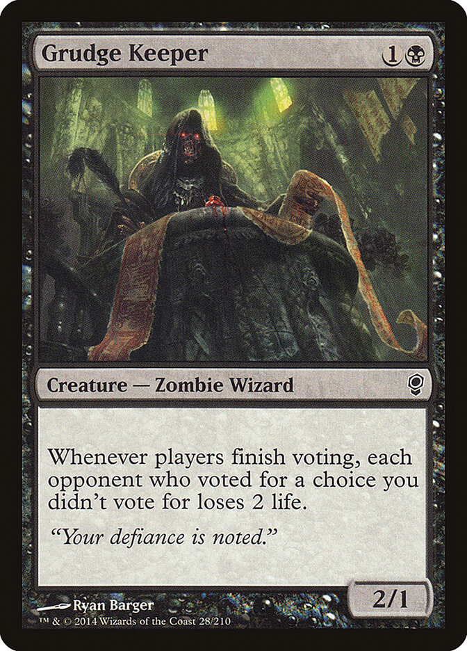 Grudge Keeper, Conspiracy · 28/210