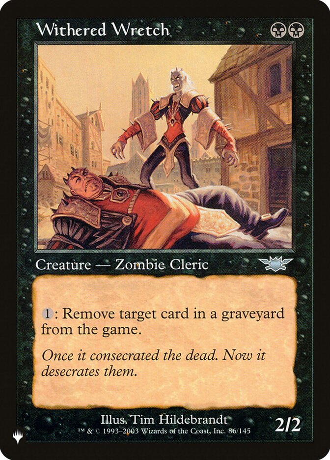 Withered Wretch, The List · lgn-86
