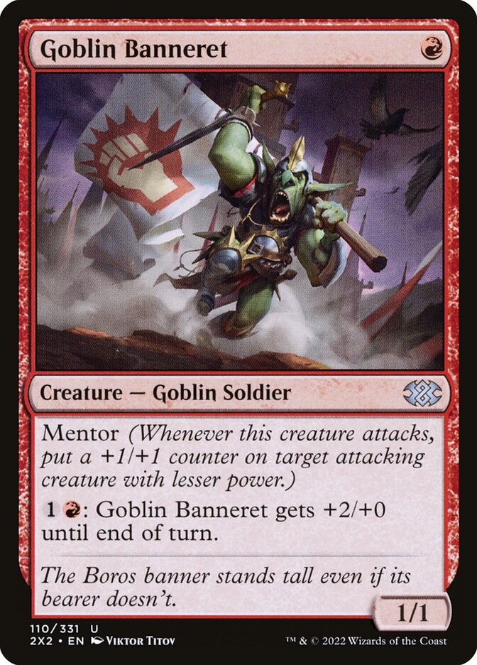 Goblin Banneret, Double Masters 2022 · 110/331