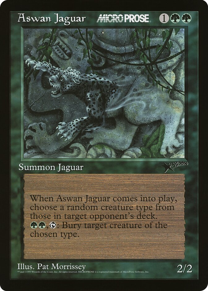 Aswan Jaguar, MicroProse Promos · 1