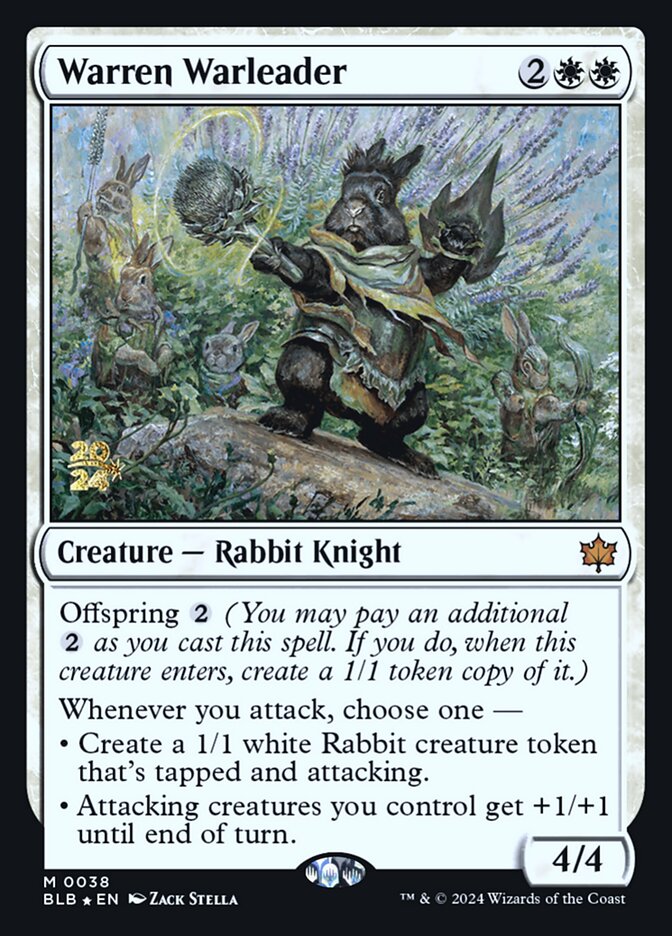 Warren Warleader, Bloomburrow Promos · 0038