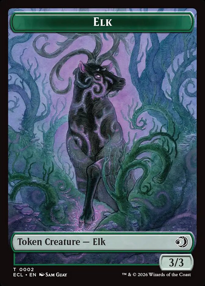 Elk, Lorwyn Eclipsed Tokens · 0002