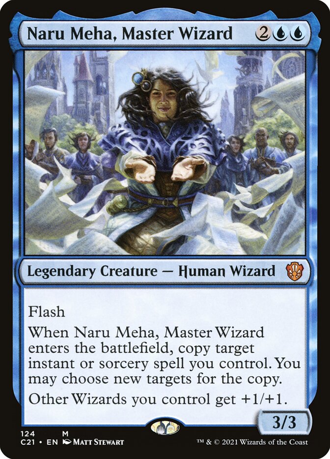 Naru Meha, Master Wizard, Commander 2021 · 124