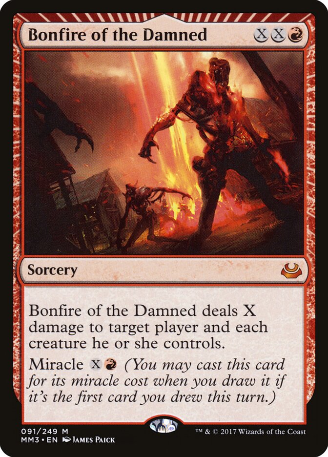 Bonfire of the Damned, Modern Masters 2017 · 091/249