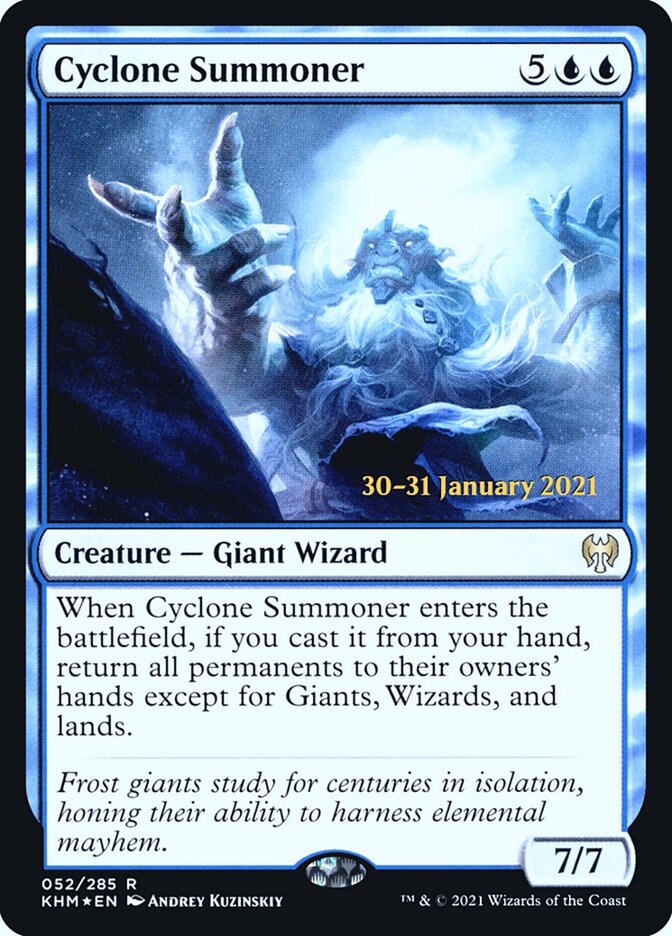 Cyclone Summoner, Kaldheim Promos · 052/285