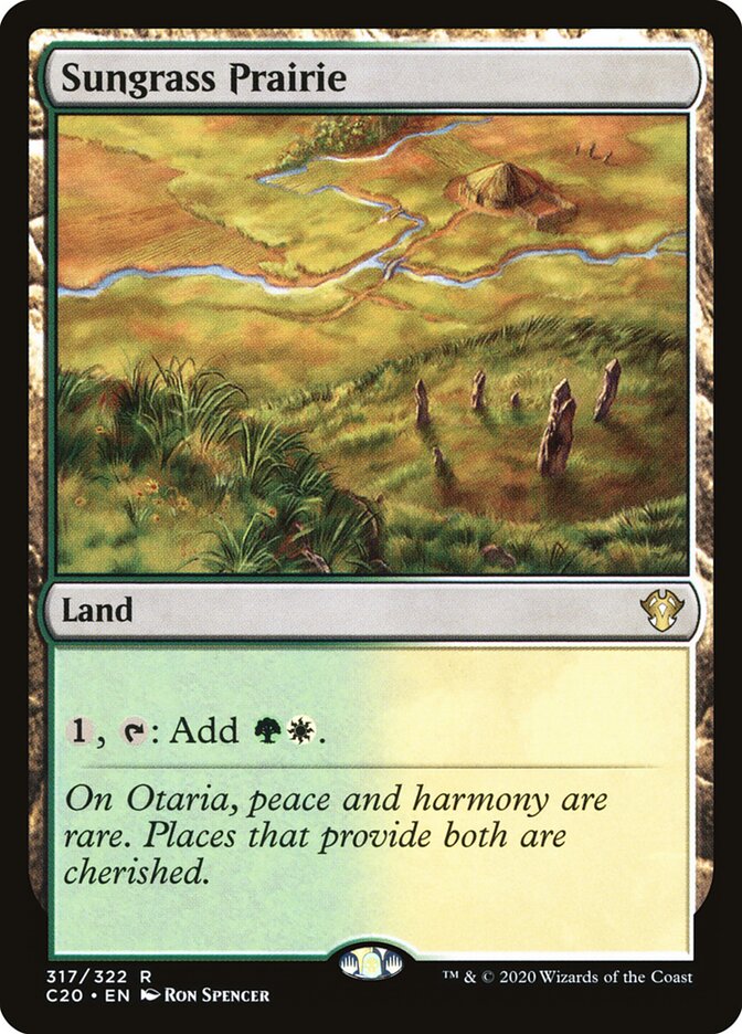 Sungrass Prairie, Commander 2020 · 317/322