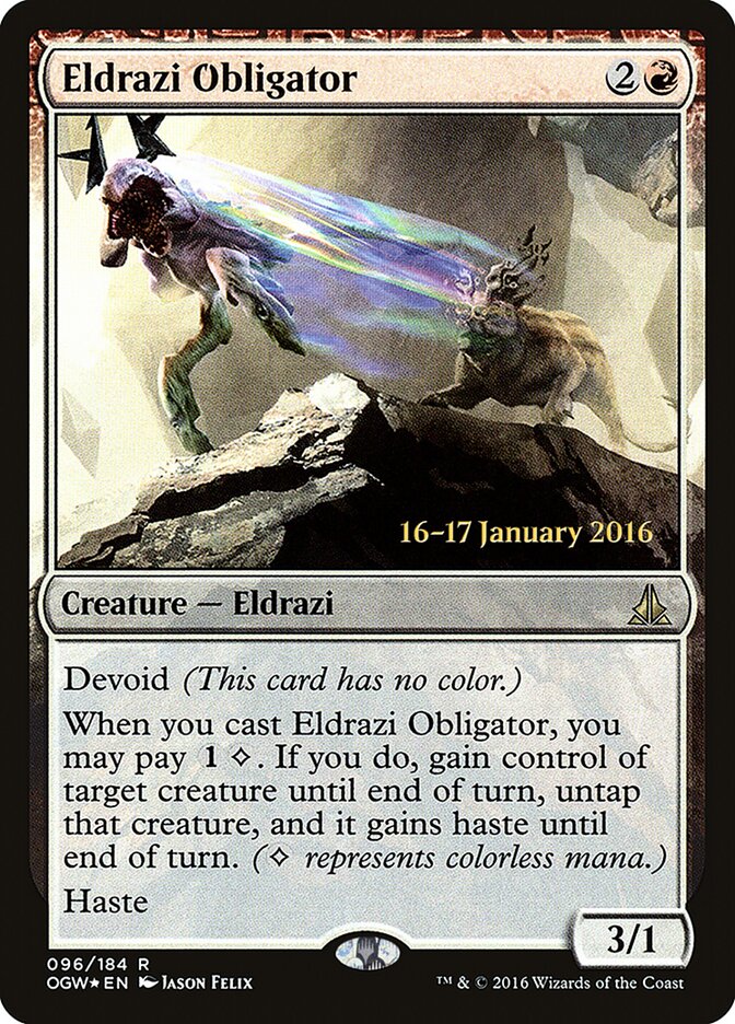 Eldrazi Obligator, Oath of the Gatewatch Promos · 096/184