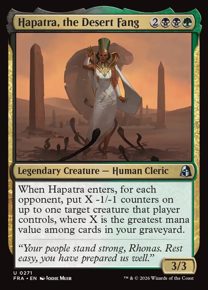 Hapatra, the Desert Fang, Reality Fracture · 0271
