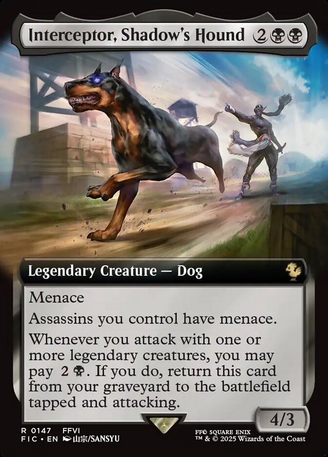 Interceptor, Shadow's Hound, Final Fantasy Commander · 0147