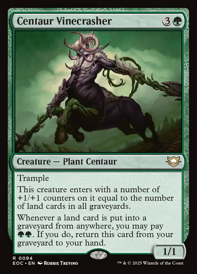 Centaur Vinecrasher, Edge of Eternities Commander · 0094