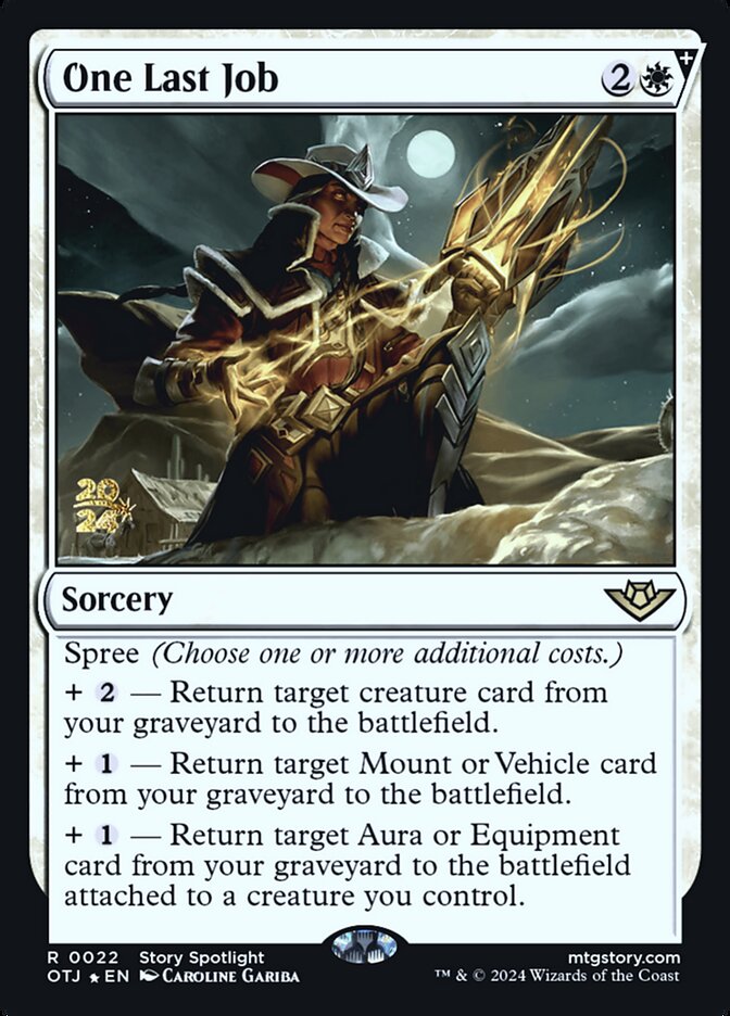 One Last Job, Outlaws of Thunder Junction Promos · 0022