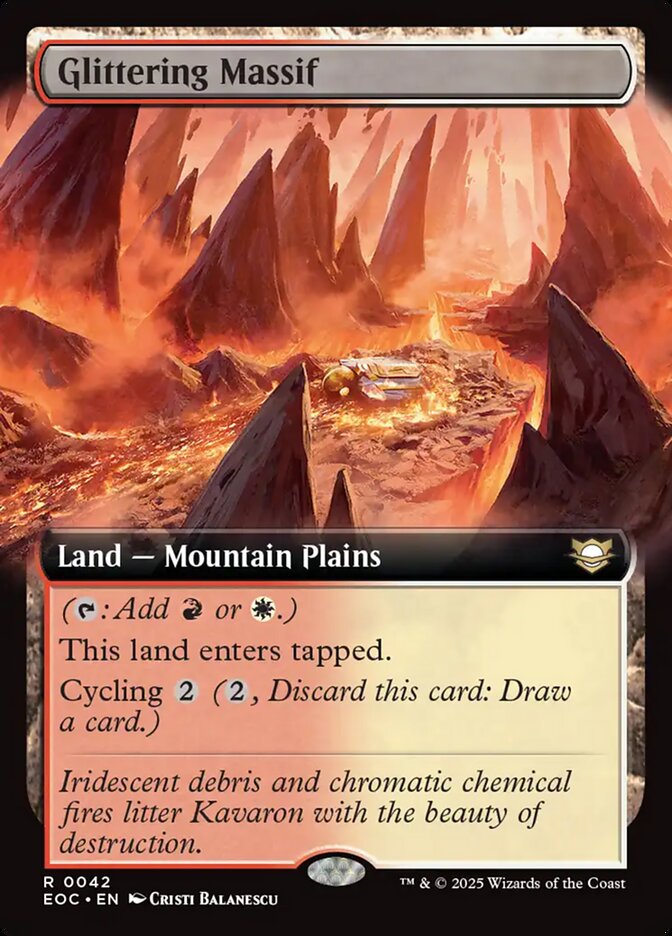 Glittering Massif, Edge of Eternities Commander · 0042