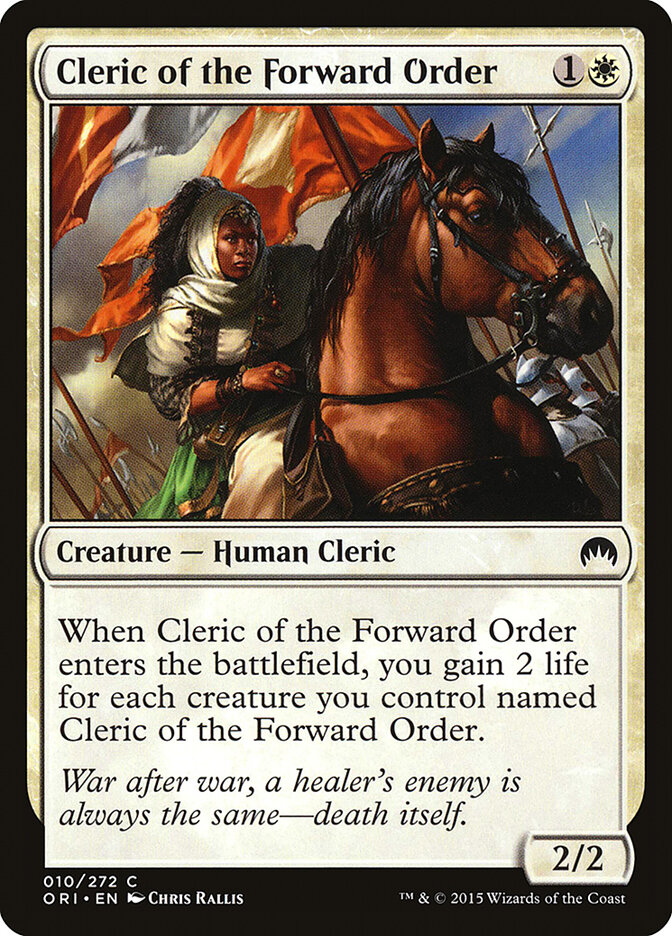Cleric of the Forward Order, Magic Origins · 010/272
