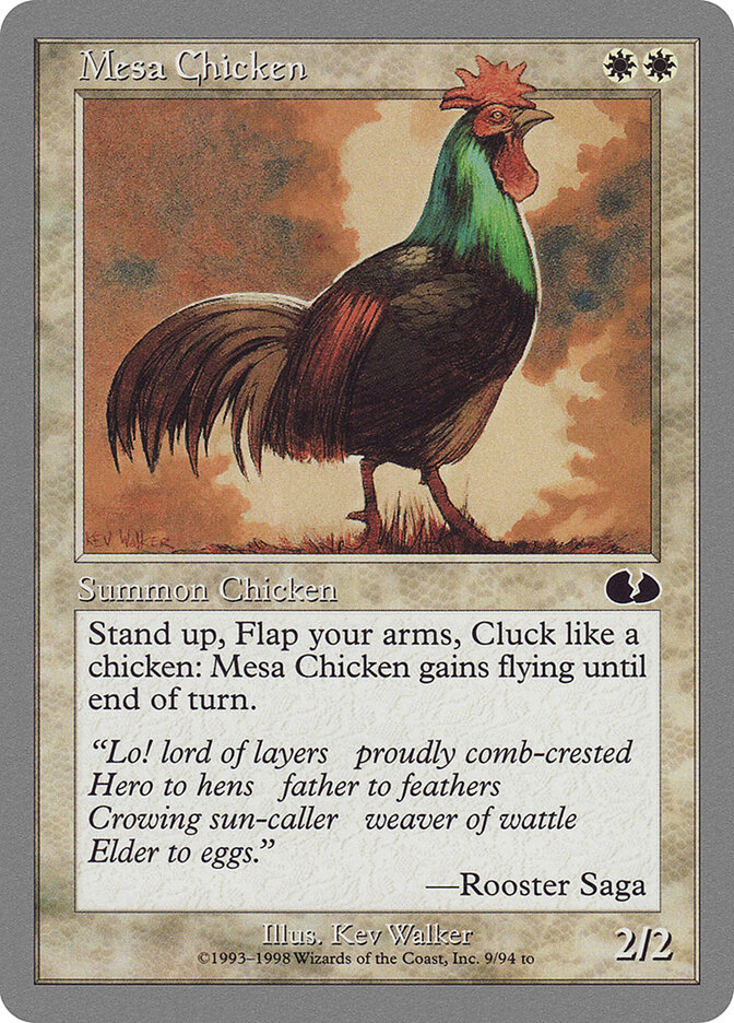Mesa Chicken, Unglued · 9/94